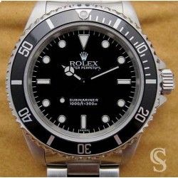 ROLEX RARE ACCESSOIRE MONTRES INSERT JET BLACK MONTRES 14060, 14060M SUBMARINER PERLE LUMINOVA