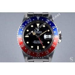 Vintage 80's Original Rolex GMT Master 16750, 16700 Glossy tritium swissT 25 Watch Dial cal 3075