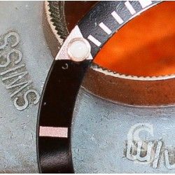 Rolex Sea-dweller watch part 16600,16660 Bezel Graduated diver Luminova Fat four Insert inlay