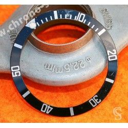 Rolex Sea-dweller watch part 16600,16660 Bezel Graduated diver Luminova Insert inlay