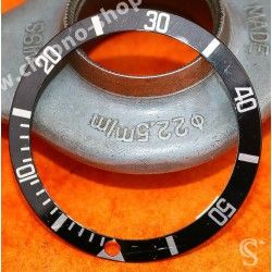 Rolex 80's Sea-dweller watch part 16600,16660 Bezel Graduated diver Insert inlay