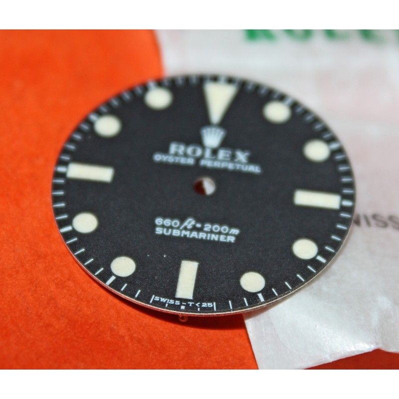 ♛♛ Vintage & Original Rolex Submariner 5513 old style Matte tritium Dial 1970's ♛♛