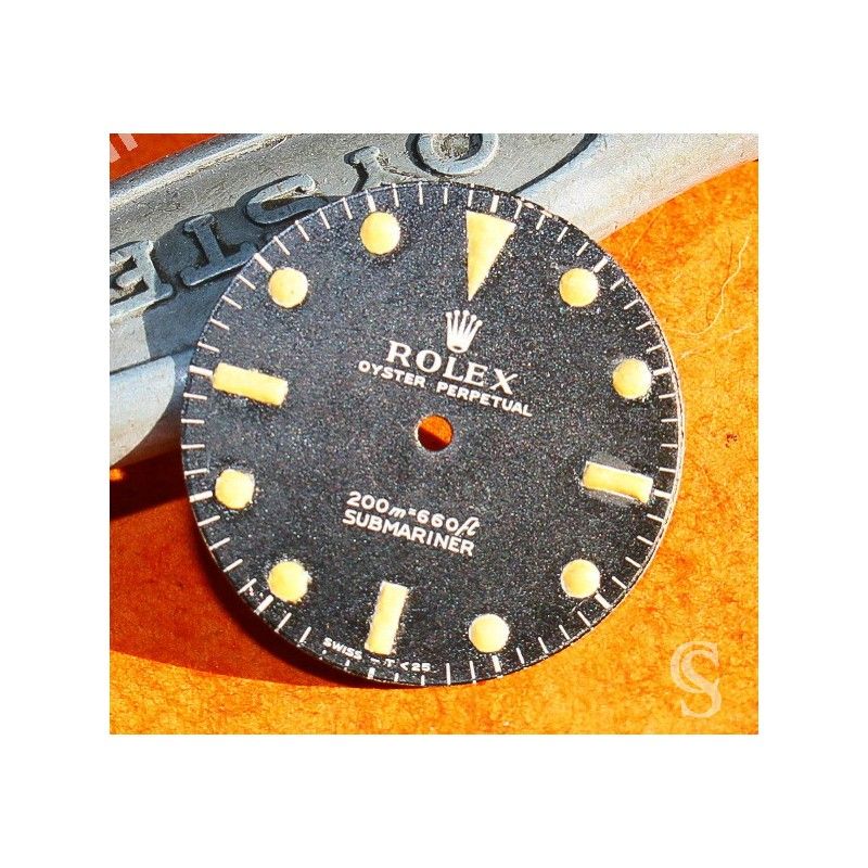 ♛♛ Vintage & Rare 1968 Cadran Montres anciennes Rolex 5513 Submariner Meters first mate au tritium ♛♛