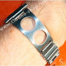 Vintage & Collectible Watch Steel 22mm Bracelet Band SERGE GAINSBOURG, Rally, Racing for Navitimer, Omega
