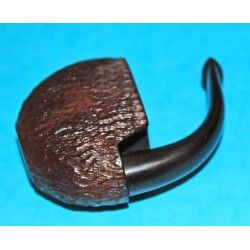 Old & Genuine Collectible pocket Vintage Rolex Italy Small Curved Estate Tobacco wooden brier Pipe Rare goodies accessories