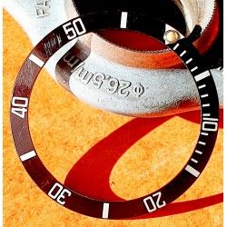 Rolex Submariner date watches 16800,168000,16610,16613,16618,16808 Pre Tropical chestnut Bezel Insert Inlay
