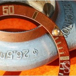Rolex Vintage 80's Accessoire montres Sea-Dweller 16660,16600 insert gradué Tropical Perle Tritium