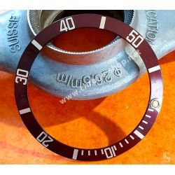 Rolex Submariner watches 14060,14060M Burgundy Patina bezel Tritium insert Inlay for sale