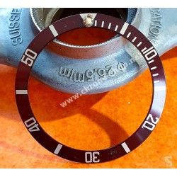 Rolex Submariner watches 14060,14060M Burgundy Patina bezel Tritium insert Inlay for sale