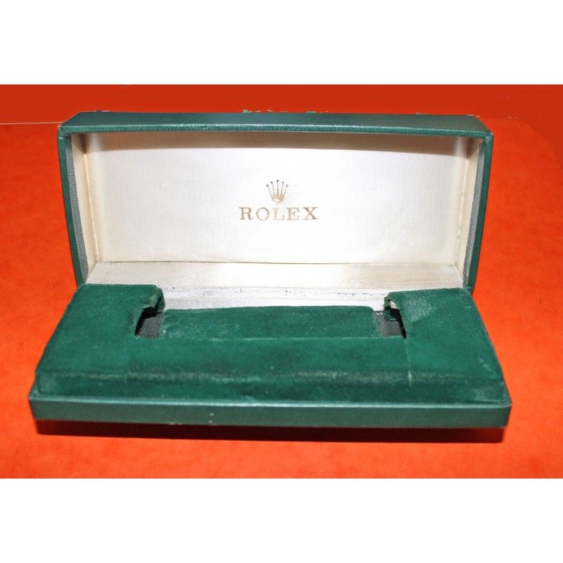Rare Vintage Rectangle Rolex Coffin Box for Bubbleback and Early Oysters Submariner 6538, 6536, GMT 6542, Explorer 5500, 1016