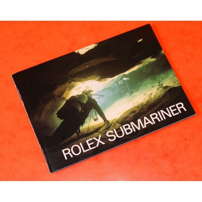 VINTAGE 1984 ROLEX SUBMARINER 16660, 5513, 16800, 16808, 16803  Booklet Manual in Near Mint Condition