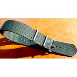 JAMES BOND KHAKI Nylon NATO WATCH BAND Strap Military G-10 BREITLING, IWC, ZENITH, PATEK, TAG HEUER, OMEGA