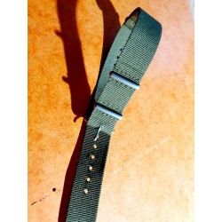 BLACK NATO WATCH STRAP BRACELET 18mm Rolex, Breitling, Omega, Jaegger Lecoultre, IWC watches