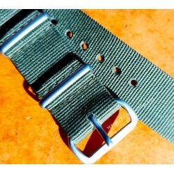 BLACK NATO WATCH STRAP BRACELET 18mm Rolex, Breitling, Omega, Jaegger Lecoultre, IWC watches