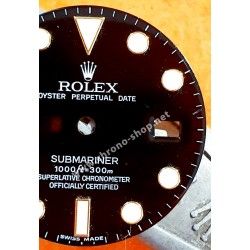 Rolex Rare Cadran Accessoire Horlogerie Montres Submariner Date or, Bitons 116618, 116613 Chromalight