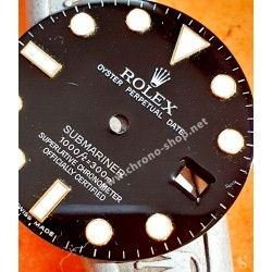 Rolex Rare Cadran Accessoire Horlogerie Montres Submariner Date or, Bitons 116618, 116613 Chromalight