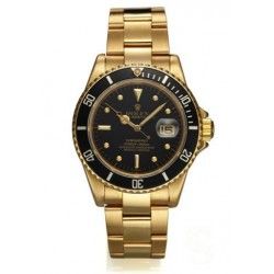 ROLEX VINTAGES 2 x AIGUILLES OR JAUNE TRITIUM MONTRES SUBMARINER DATE 16803,16808,16613,16618 cal 3035, 3135