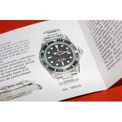 1978 ROLEX BOOKLET LIVRET SUBMARINER SEADWELLER 5513,1680,1665 ESPAGNOL