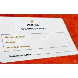 ROLEX 2010 Certificate International Service Guarantee Service PAPER CARD GMT MASTER 1675