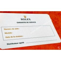 Rolex Carte Garantie FRANCE vierge Révision Montres GMT,submariner,Daytona,Datejust,Airking,DayDate,Skydweller international