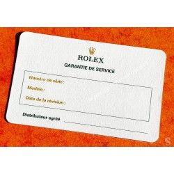 ROLEX 2010 Certificate International Service Guarantee Service PAPER CARD GMT MASTER 1675