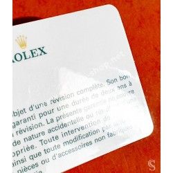 ROLEX 2010 Certificate International Service Guarantee Service PAPER CARD GMT MASTER 1675