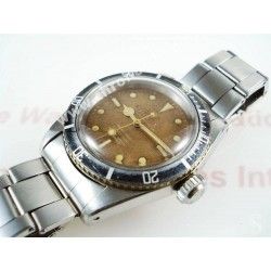 ROLEX INCREDIBLE & RAREST VINTAGE GENUINE USED TROPIC SUPERDOME 18, SUBMARINER 6536 JAMES BOND 007 RARE CRISTAL WATCH