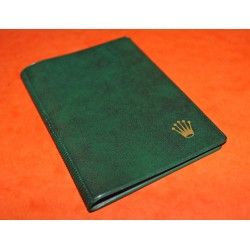 1978 1979 Vintage Rolex Submariner date 1680 Green Leather Business Guarantee paper Card Wallet