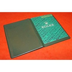1978 1979 Vintage Rolex Submariner date 1680 Green Leather Business Guarantee paper Card Wallet