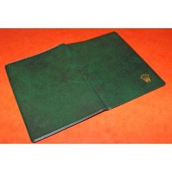 1978 1979 Vintage Rolex Submariner date 1680 Green Leather Business Guarantee paper Card Wallet