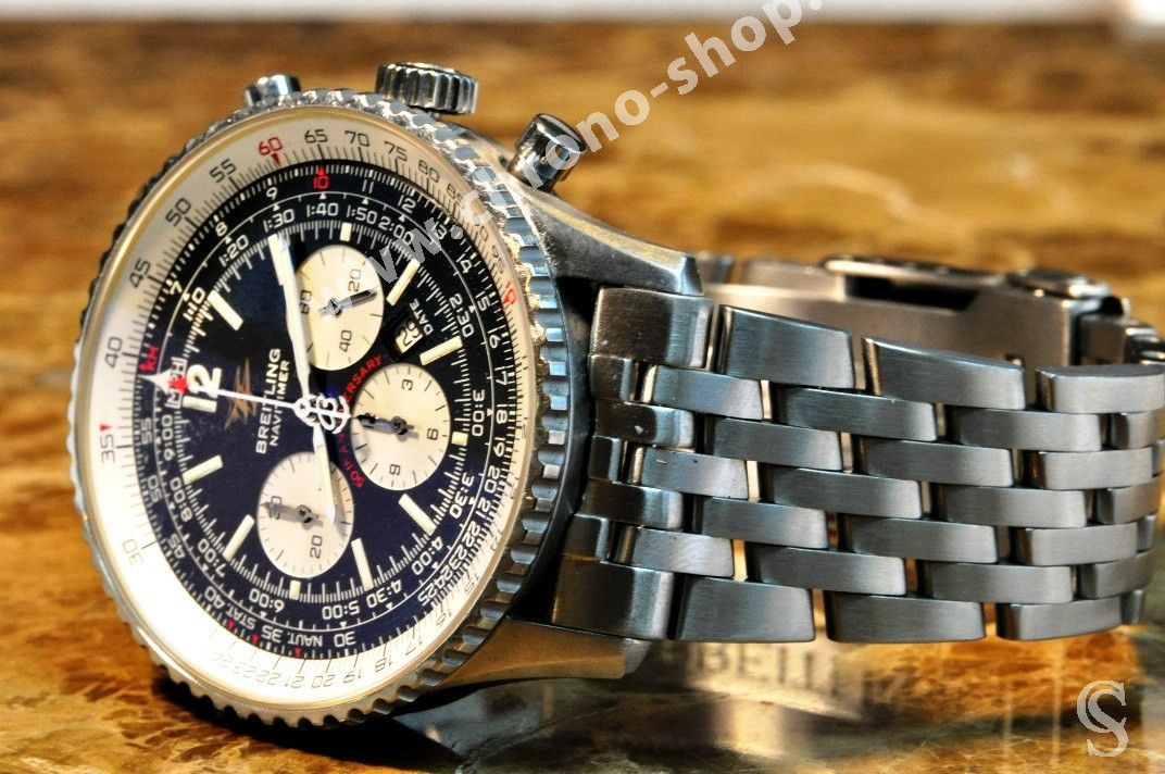 Breitling Genuine Watch Stainless Steel chronomat, Navitimer Pilot Bracelet Link part 18mm NEW