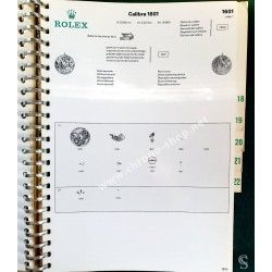 ROLEX CATALOGUE TECHNIQUE PIÈCES MONTRES R5 1300,1520,1575,1570,1520,1580,1600,1800,727,2030,2035,3035,3055,5035,5055