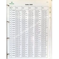 ROLEX R7 RARE TECHNICAL MANUAL COMPLETE MOVEMENT SPARE PART CATALOGUE SERVICE REPAIR INFO WERK