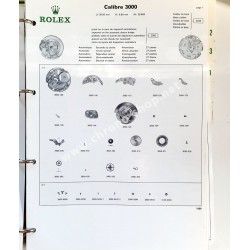 ROLEX RARE CATALOGUE TECHNIQUE PIÈCES DETACHEES DE RECHANGE MONTRES GUIDE R7