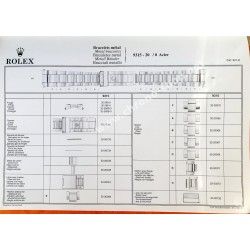 ROLEX CATALOGUE TECHNIQUE PIÈCES MONTRES BRACELETS 93150,78363,9315,17000,62510,7835,78790,78390