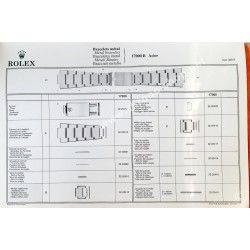 ROLEX CATALOGUE TECHNIQUE PIÈCES MONTRES BRACELETS 93150,78363,9315,17000,62510,7835,78790,78390