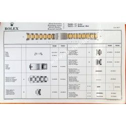 Rolex R5 Rare Catalog Infor Repair original Swiss Spare Parts Catalog 1960s/70 Cal 1520,727,2030,1600