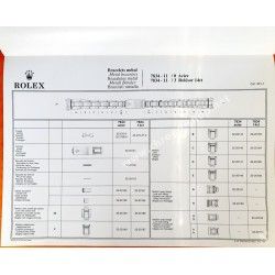 ROLEX CATALOGUE TECHNIQUE PIÈCES MONTRES BRACELETS 93150,78363,9315,17000,62510,7835,78790,78390