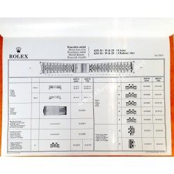ROLEX CATALOGUE TECHNIQUE PIÈCES MONTRES BRACELETS 93150,78363,9315,17000,62510,7835,78790,78390