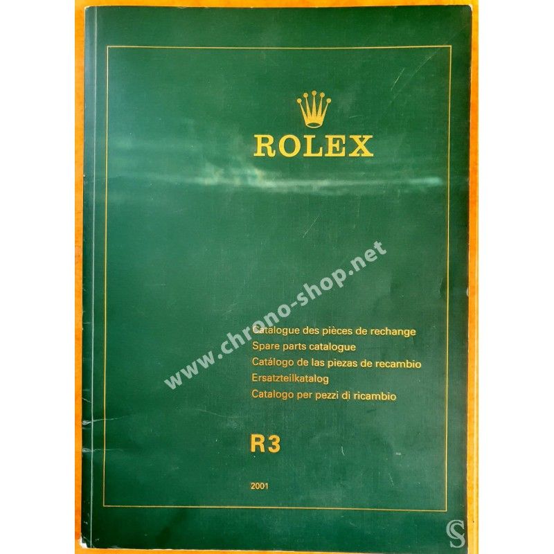 ROLEX CATALOGUE TECHNIQUE PIÈCES MONTRES BRACELETS 93150,78363,9315,17000,62510,7835,78790,78390