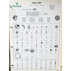 ROLEX R6 RARE TECHNICAL MANUAL COMPLETE MOVEMENT SPARE PART CATALOGUE SERVICE REPAIR INFO WERK