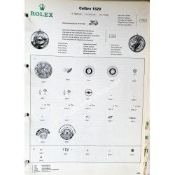 ROLEX RARE CATALOGUE TECHNIQUE PIÈCES DÉTACHÉES DE RECHANGE MONTRES GUIDE R6