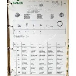 ROLEX R6 RARE TECHNICAL MANUAL COMPLETE MOVEMENT SPARE PART CATALOGUE SERVICE REPAIR INFO WERK