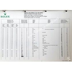 ROLEX RARE CATALOGUE TECHNIQUE PIÈCES DÉTACHÉES DE RECHANGE MONTRES GUIDE R6