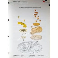 ROLEX TUDOR CATALOGUE HORLOGERIE MANUEL TECHNIQUE A CALIBRES 1220,1520,1575,1570,1520,1580,2030,2035,3035,3055