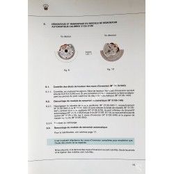 ROLEX TUDOR CATALOGUE HORLOGERIE MANUEL TECHNIQUE A CALIBRES 1220,1520,1575,1570,1520,1580,2030,2035,3035,3055