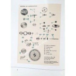 ROLEX TUDOR CATALOGUE HORLOGERIE MANUEL TECHNIQUE A CALIBRES 1220,1520,1575,1570,1520,1580,2030,2035,3035,3055