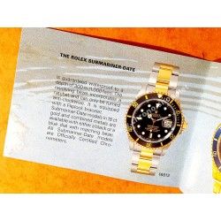 ROLEX 1999 VINTAGE LIVRET MONTRES SUBMARINER & SEA-DWELLER 5513,16600,16800,16808,16803