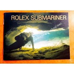 Rolex Submariner, Sea Dweller booklet manual english 1987 Submariner watches 5513 , 16800, 16803, 16808, Sea Dweller 16660 