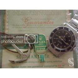 Vintage Rolex Watch Paper Hang Green Oyster Geneva Swimpruf Tag 1950s 1960s 1970s 60s 70s 50s rare Accessory